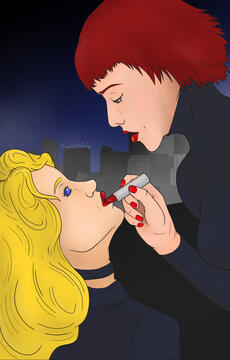 First Coat: Dinah and Kate